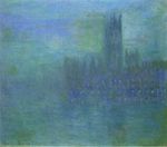 Клод Моне Вестминстерский дворец, эффект тумана 1903г